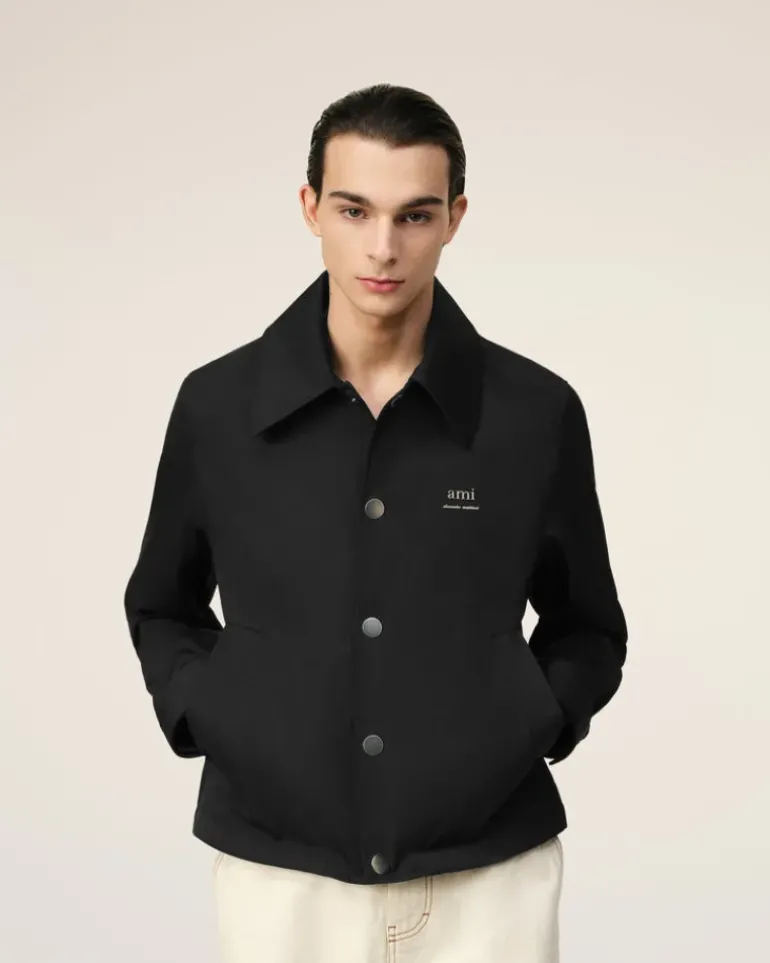 Ami Paris Ami Alexandre Mattiussi Buttoned Jacket BLACK Best