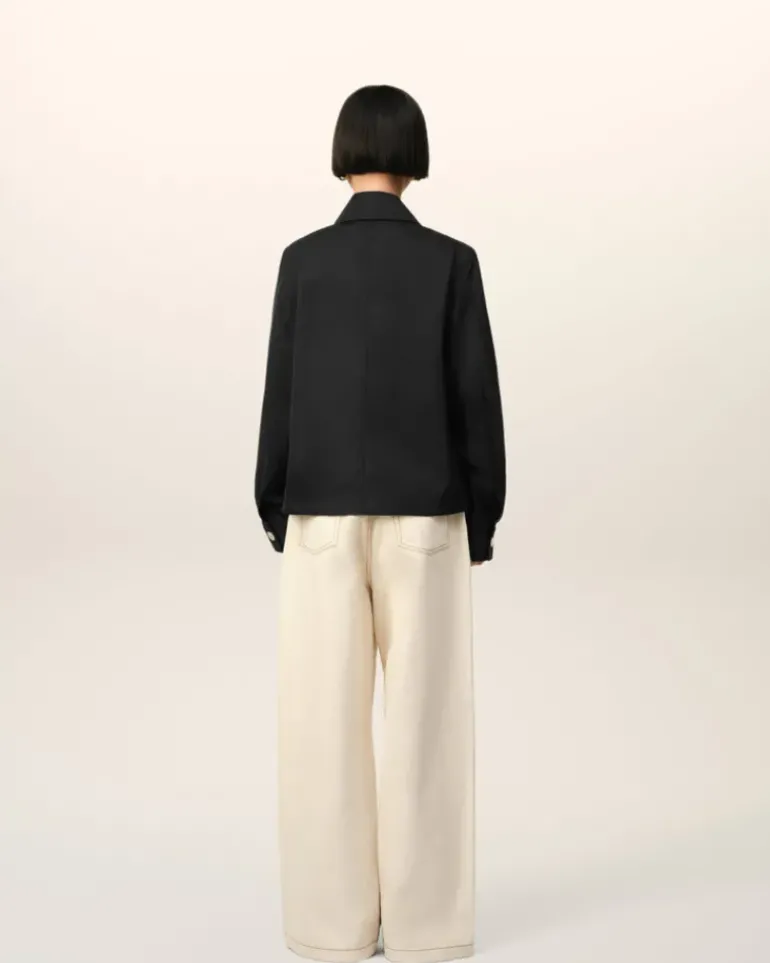 Ami Paris Ami Alexandre Mattiussi Buttoned Jacket BLACK Best