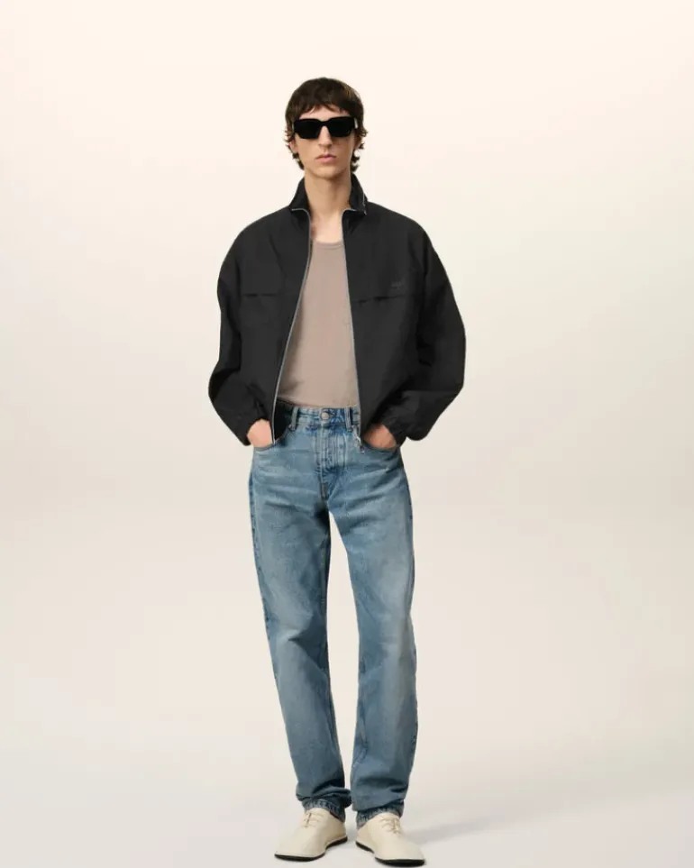 Ami Paris Ami Alexandre Mattiussi Windbreaker BLACK Sale