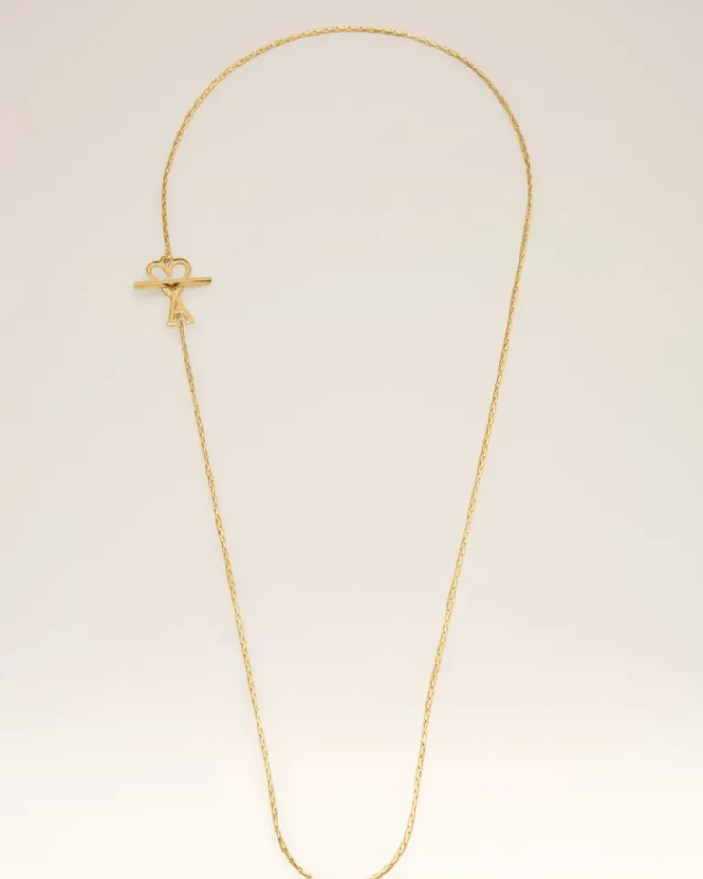 Ami Paris Ami de Coeur Chain Necklace GOLD Fashion