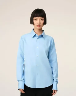 Ami Paris Ami de Coeur Classic Shirt CASHMERE BLUE Clearance