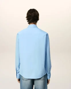 Ami Paris Ami de Coeur Classic Shirt CASHMERE BLUE Online