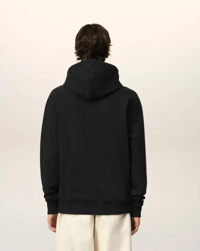 Ami Paris Ami de Coeur Hoodie BLACK Clearance