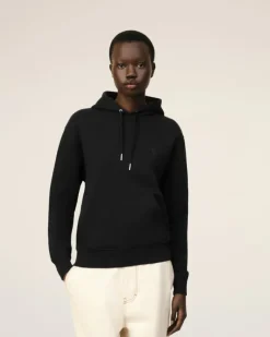 Ami Paris Ami de Coeur Hoodie BLACK Clearance