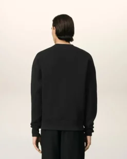 Ami Paris Ami de Coeur Sweatshirt BLACK Cheap