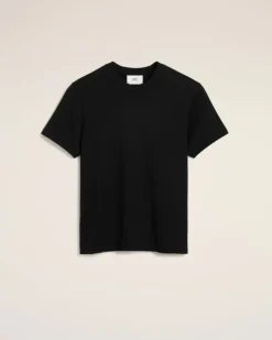 Ami Paris Ami de Coeur T-shirt BLACK Online