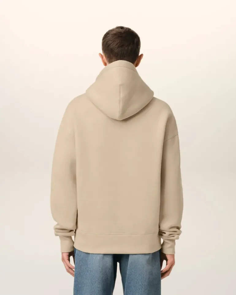 Ami Paris Beige Cotton Ami de Coeur Hoodie GINGER Best