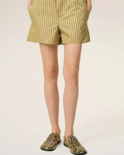Ami Paris Beige Leather Midi Slippers NATURAL Fashion