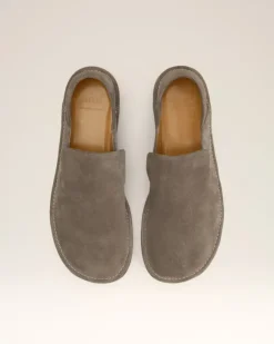 Ami Paris Beige Leather Midi Slippers ASH Shop