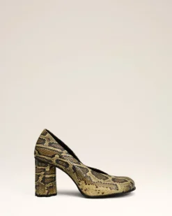 Ami Paris Beige Leather Piano Pump NATURAL Store
