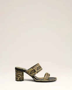Ami Paris Beige Leather Piano Sandals NATURAL Flash Sale