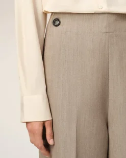 Ami Paris Beige New Wool Sailor Trousers GINGER Shop