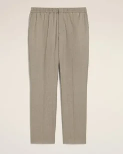 Ami Paris Beige Wool Elasticated Waist Trousers ASH Shop