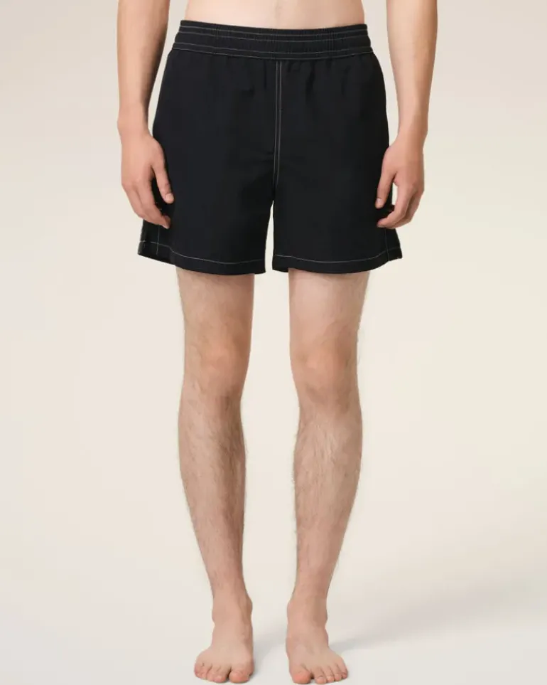 Ami Paris Beach Short BLACK Cheap