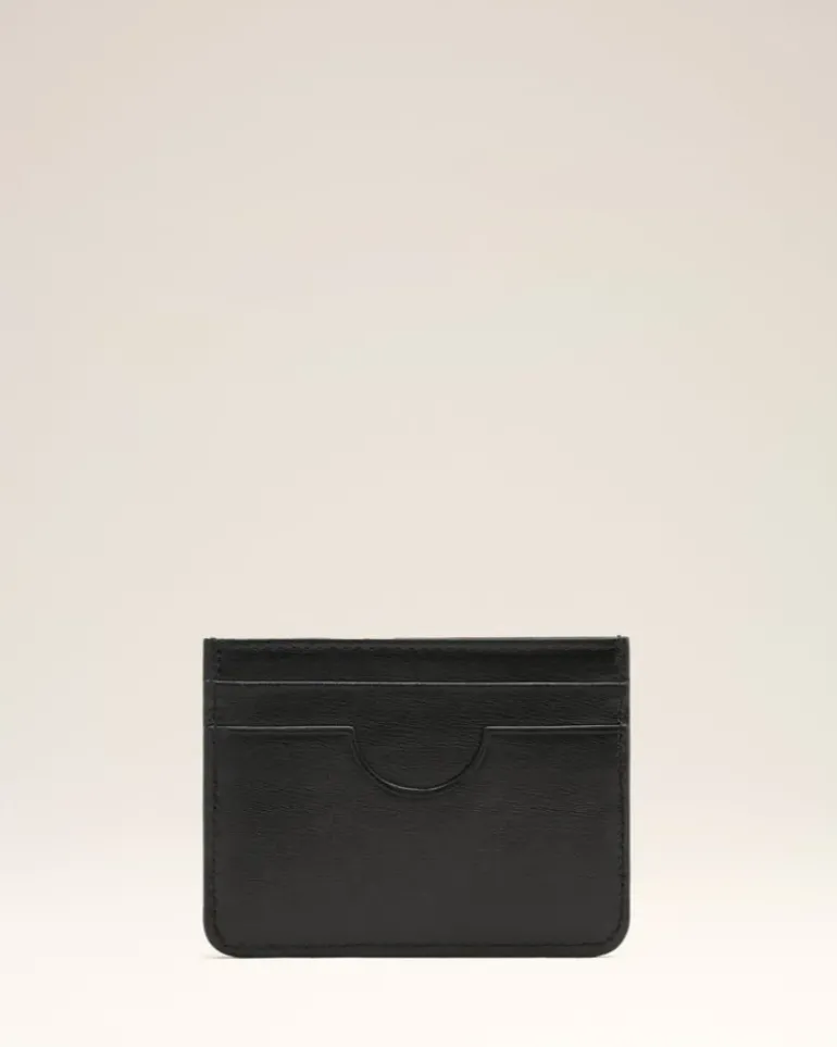 Ami Paris Leather Ami de Coeur Card Holder BLACK Store