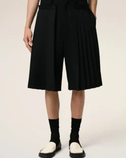 Ami Paris Leather Midi Loafers BLACK New