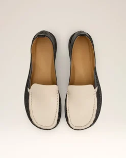 Ami Paris Leather Midi Loafers BLACK New
