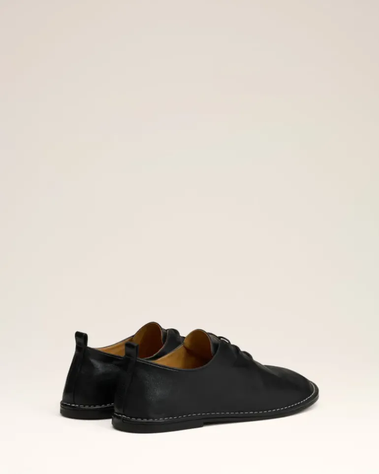 Ami Paris Leather One Cut Shoes BLACK Best