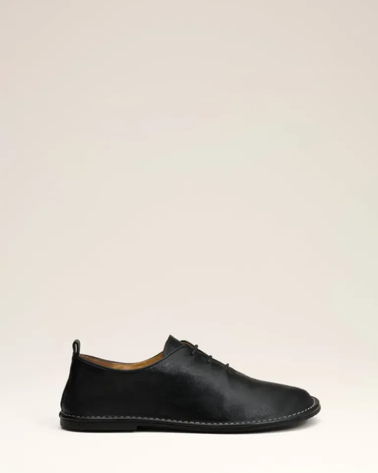 Ami Paris Leather One Cut Shoes BLACK Best
