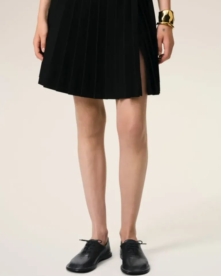 Ami Paris Leather One Cut Shoes BLACK Best