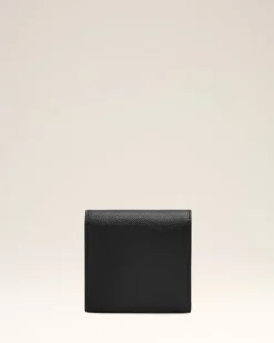 Ami Paris Black Leather Paris Paris Wallet BLACK/VIBRATED BRASS Sale