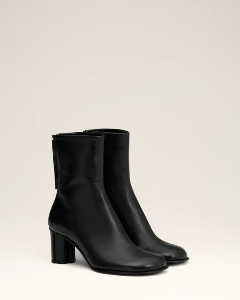 Ami Paris Leather Piano Boots BLACK Best