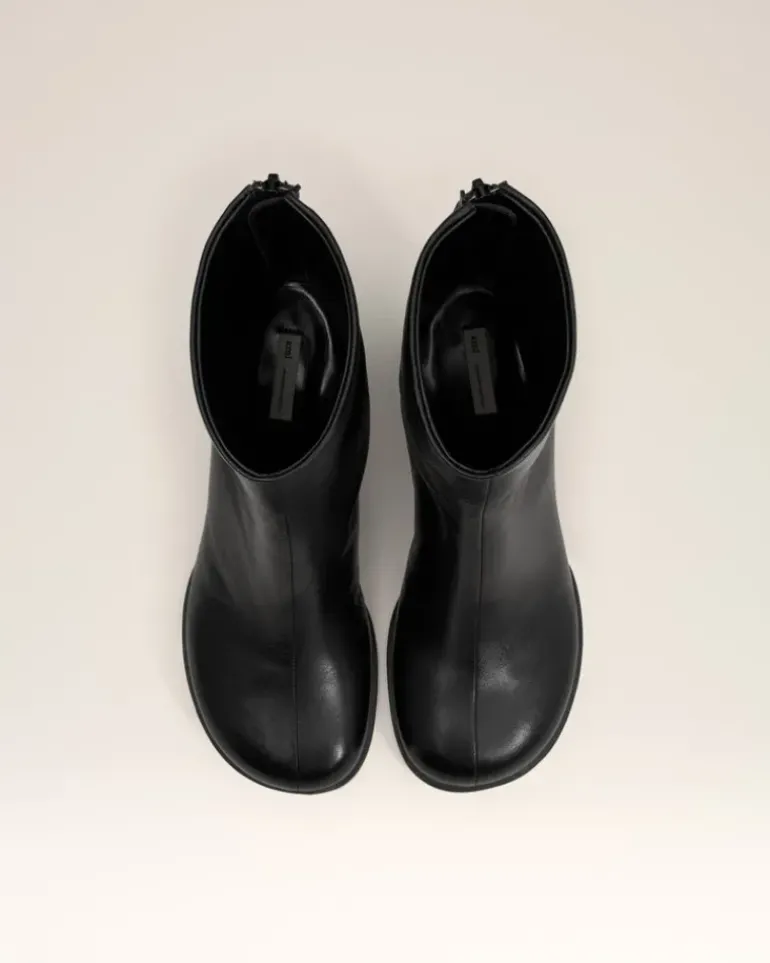 Ami Paris Leather Piano Boots BLACK Best