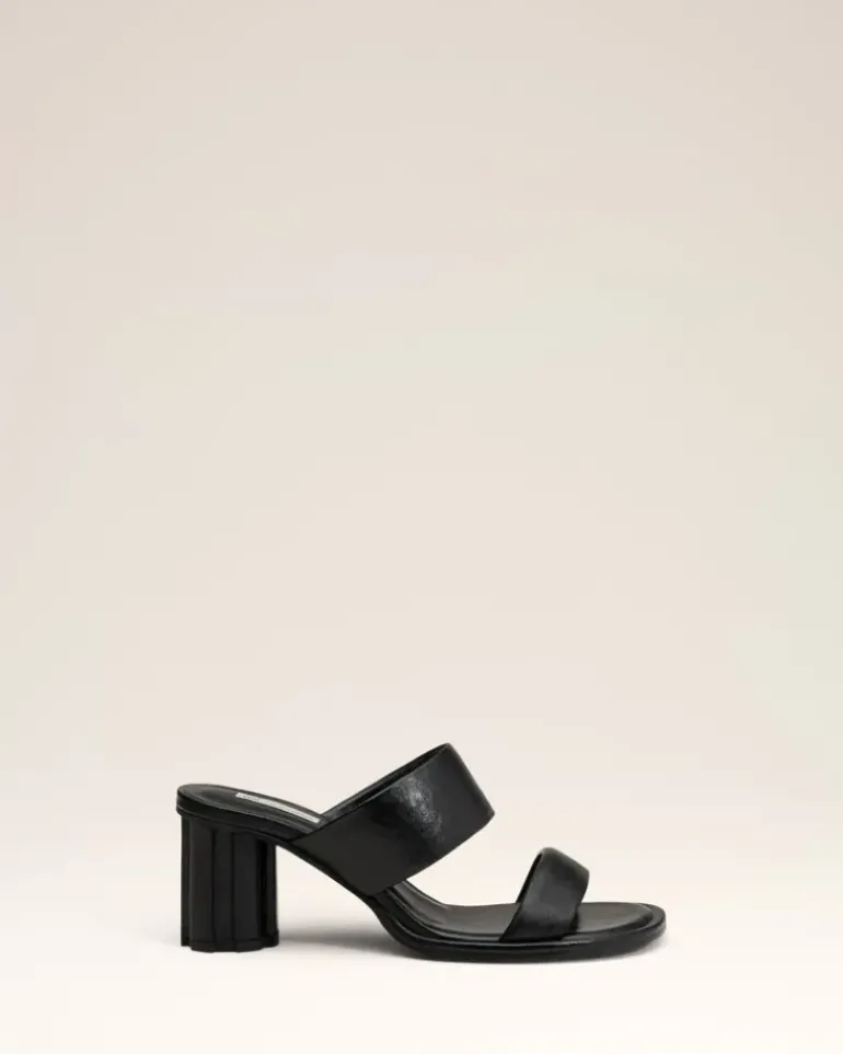 Ami Paris Leather Piano Sandals BLACK Best Sale
