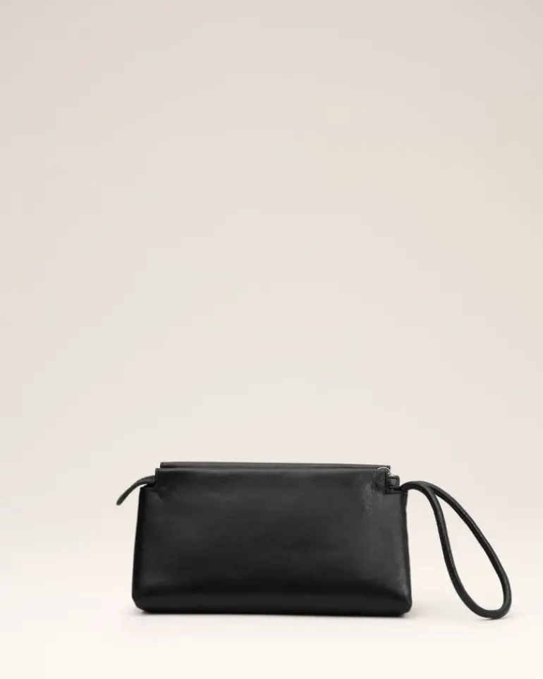 Ami Paris Leather Voulez-Vous Pouch BLACK Clearance