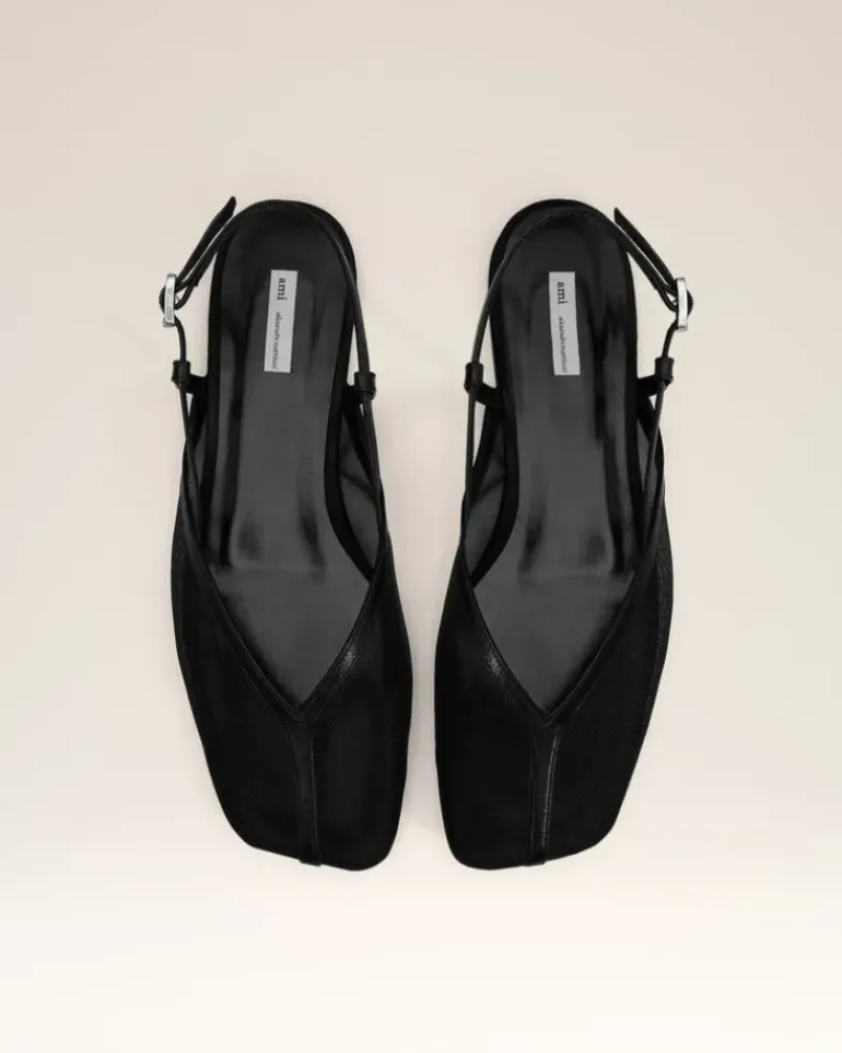 Ami Paris Slingbacks BLACK Sale