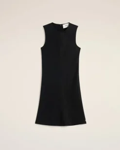 Ami Paris Straight Short Dress BLACK Hot
