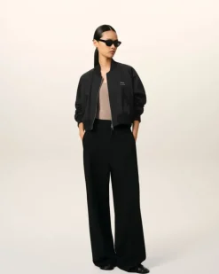 Ami Paris Twill Bomber BLACK Online