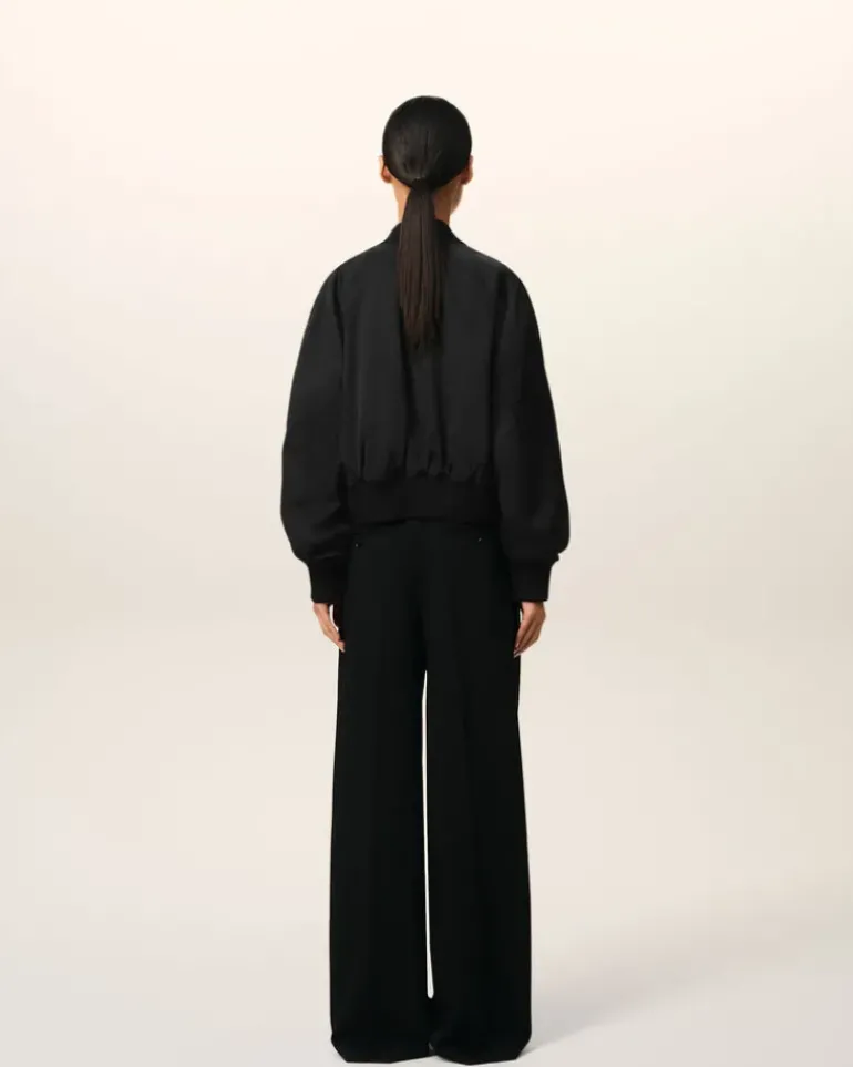 Ami Paris Twill Bomber BLACK Online