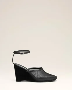 Ami Paris Wedge Mules BLACK Hot