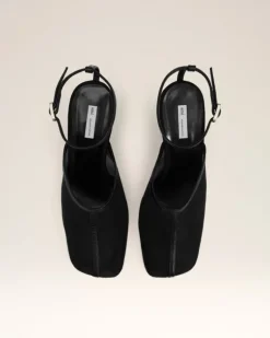 Ami Paris Wedge Mules BLACK Hot