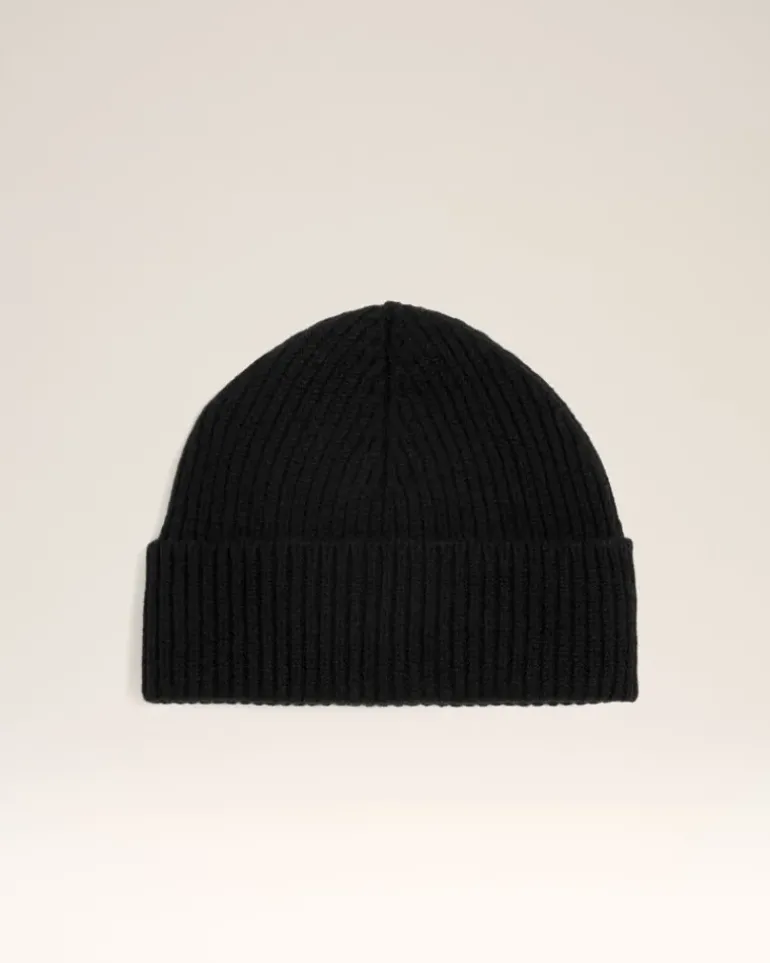 Ami Paris Black Wool Ami de Coeur Beanie BLACK/RED Online