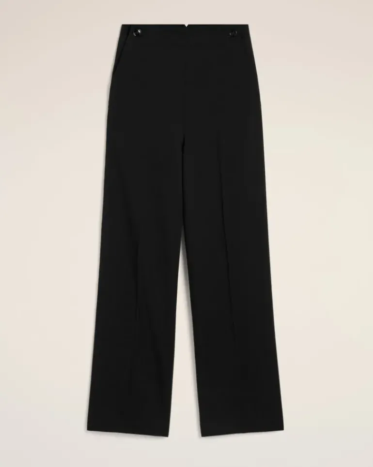 Ami Paris Wool Sailor Trousers BLACK Shop