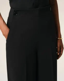 Ami Paris Wool Sailor Trousers BLACK Shop