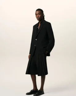 Ami Paris Wool Semi-Lined Jacket BLACK Clearance