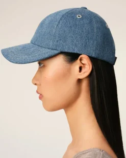 Ami Paris Blue Cotton Ami de Coeur Embroidery Cap USED BLUE Online