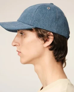 Ami Paris Blue Cotton Ami de Coeur Embroidery Cap USED BLUE Online