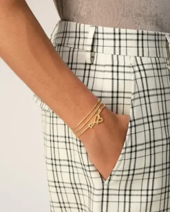 Ami Paris Brass Ami de Coeur 2 In 1 Chain Necklace GOLD Discount
