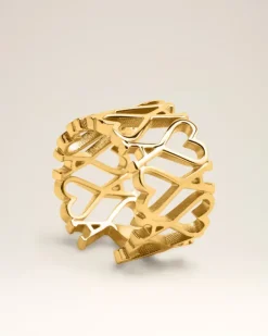 Ami Paris Brass Ami de Coeur Ring GOLD Shop