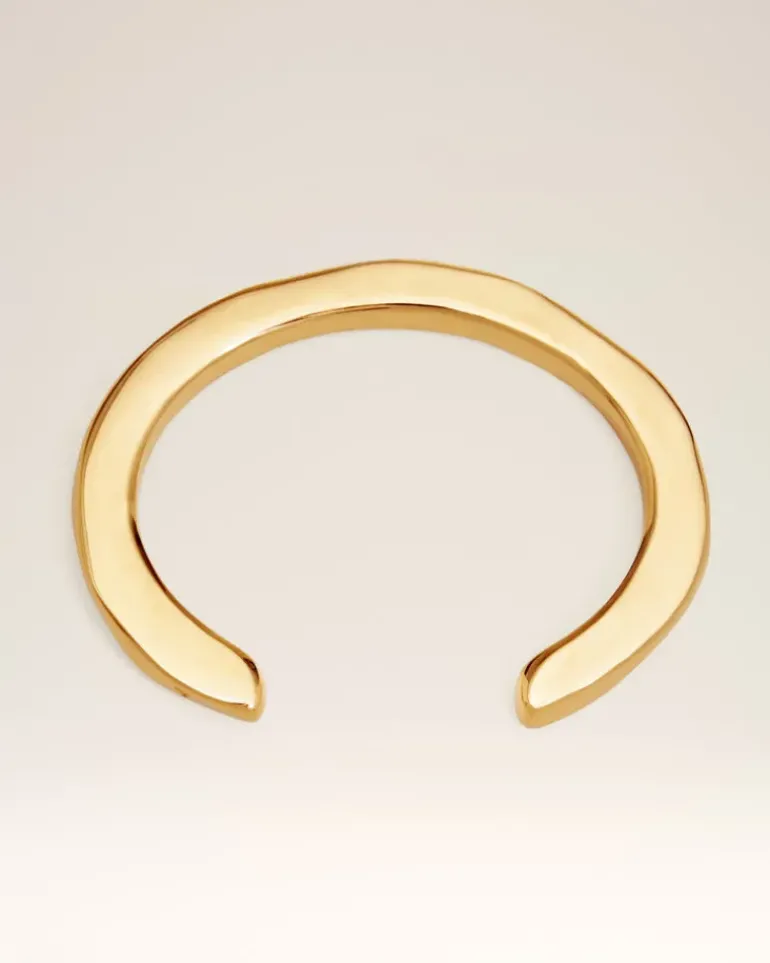 Ami Paris Brass Dune Small Size Cuff GOLD Hot