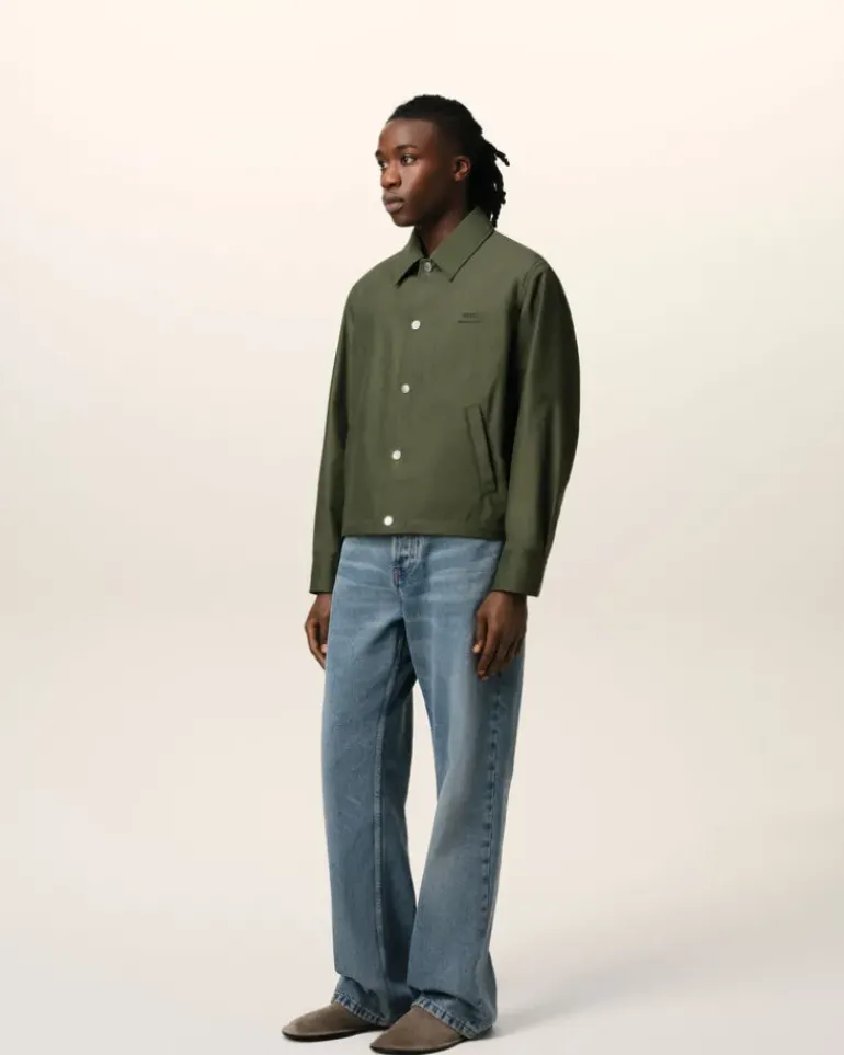 Ami Paris Green Buttoned Jacket LODEN New