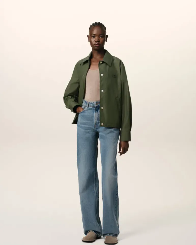 Ami Paris Green Buttoned Jacket LODEN New