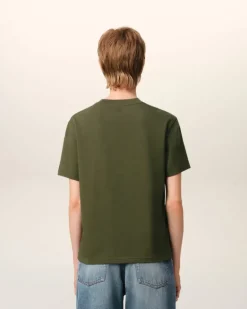 Ami Paris Green Cotton Ami de Coeur T-Shirt LODEN Shop