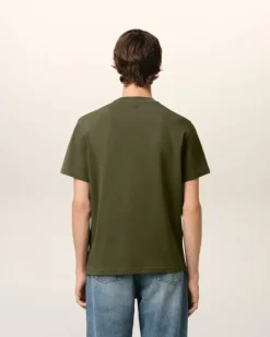Ami Paris Green Cotton Ami de Coeur T-Shirt LODEN Shop