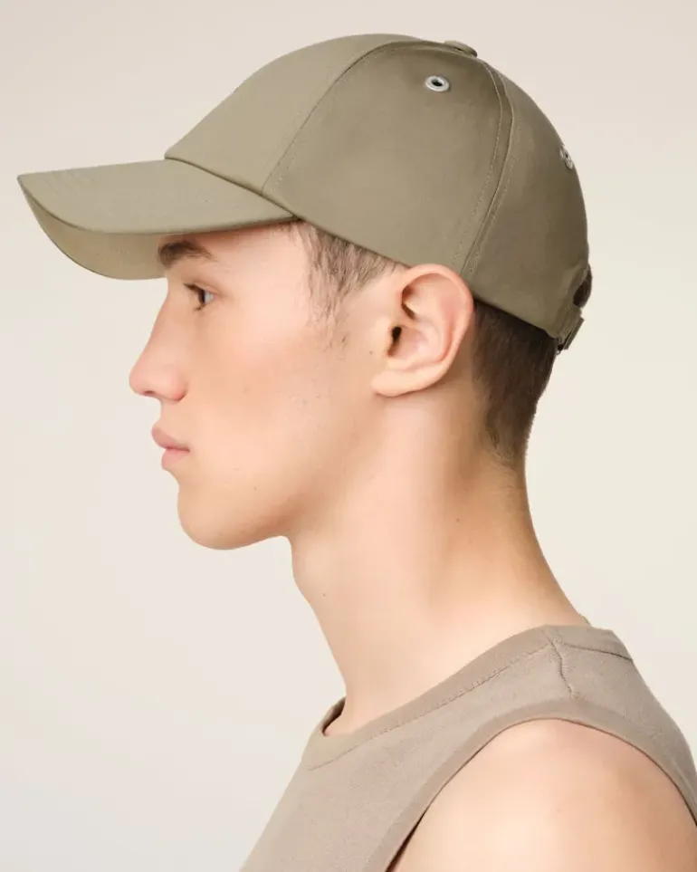 Ami Paris Green Cotton Ami de Coeur Embroidery Cap LAUREL/GINGER Discount