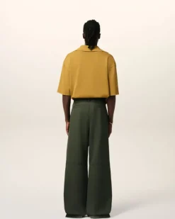 Ami Paris Green Wool Cargo Trousers LODEN Fashion